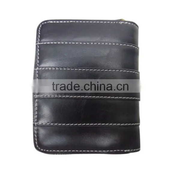 Hot Selling Professional Fashion Travel Card Wallet Men Genuine Leather Wallet photo-3