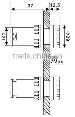 UTL Best Selling Products In Asia Car Alarm Led Indicator Lights 220 Volt 24 Volt 12 Volt photo-4