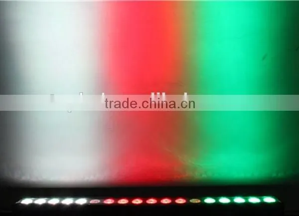 CE&RoHs Certificate Excellent Color Mixing Outdoor IP66 Pixel LED Bar 18* 4-in-1 RGBW Wall Washer LED Light photo-5
