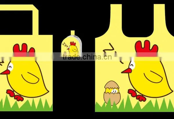 Cute Chick Design Shopping Bag photo-3