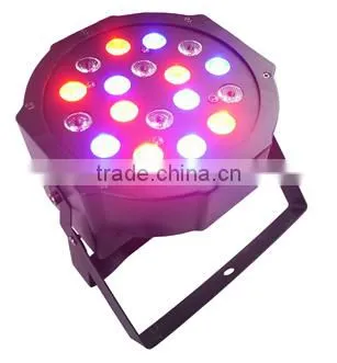 Hot Sale Pro DMX 512 18pcs 1W LED Par Light With RGBW 4in1 for Wedding photo-2