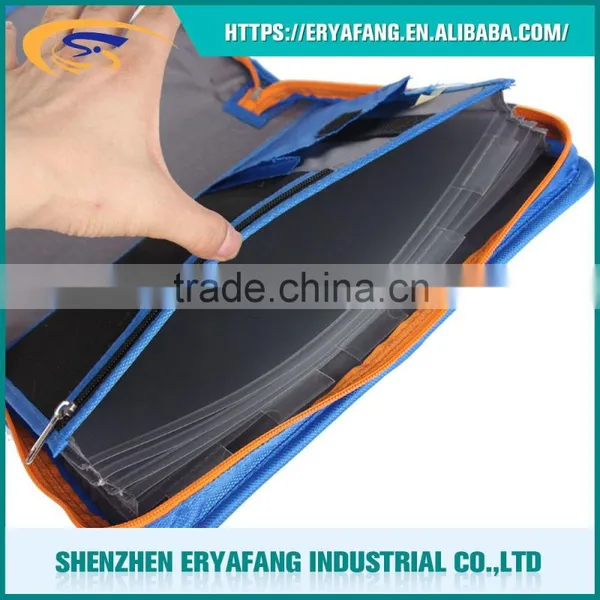 Wholesale Low Price Customized Designs Zipper Binder Padfolio photo-6