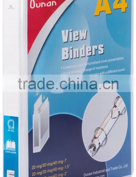 3 Inch Binder With 3 Ring, Binder With a Sleeve for Paper Insert photo-2