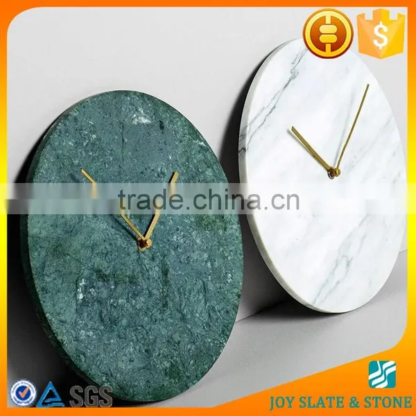 Green Marble Wall Clock/stone Watch Craft photo-2