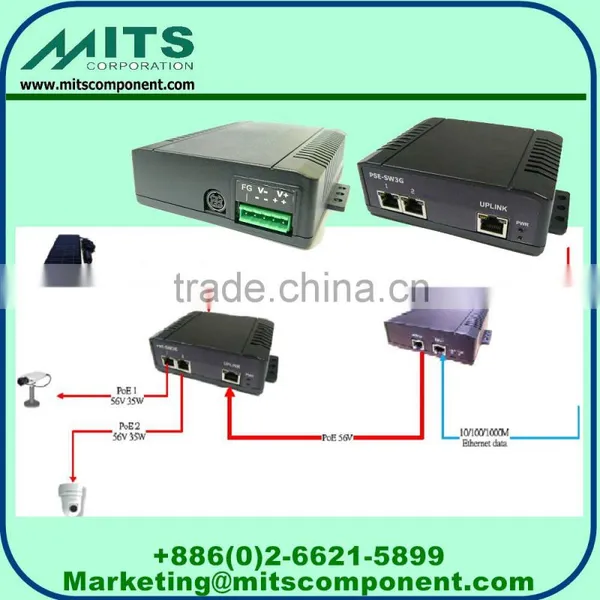 MITS Gigabit 3 Port POE Switch, PoE Extender, IEEE802.3 - for Wireless Lan AP, Network Camera, & VOIP Phone photo-4