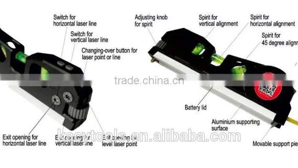 4 in 1 Multi-function Laser Level With Tape Measure photo-4