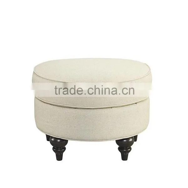 Round Shape Design Ottoman Fabric YO7006