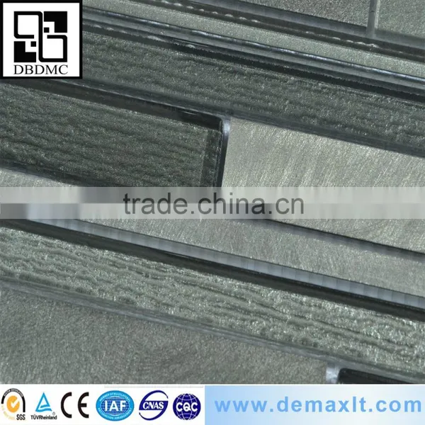 Cheap Mosaic Tile Price , Custom Square Glass Metal Mosaic photo-4