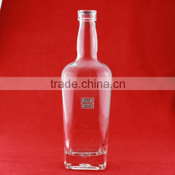 Popularity Cheap Printing Triangle Shape Bottles Vodka Liquor Frosted Bottle Super Flint Spirit Bottles photo-5