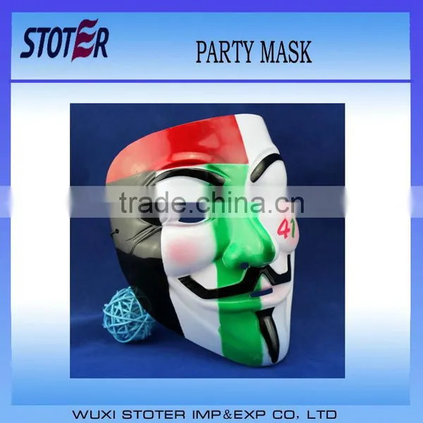 Hot Sale Party Mask Halloween Party Mask V for Vendetta Mask