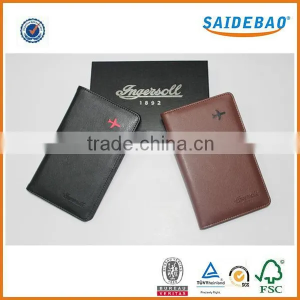 New Arrived Leather Passport Holder With Multi-function Pocket,Beautifully Made Passport Cover/travel Wallet With Custom Logo