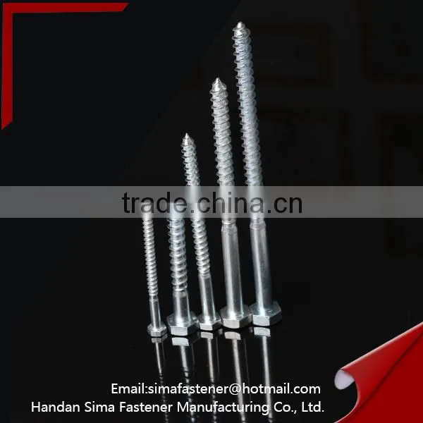 Best Quality DIN 571 Hex Head Lag Screw Galvanized photo-3