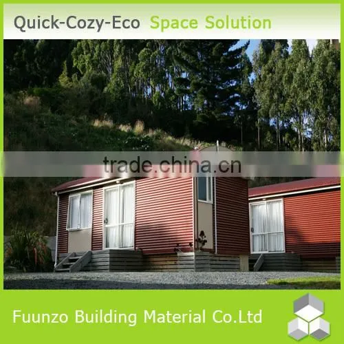 Comfortable Cost Efficient Plastic Timber House With Equipment