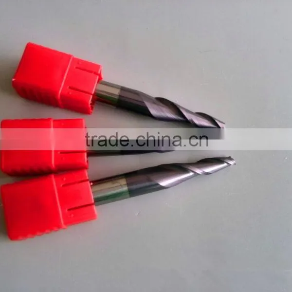 Super Micro Grain Tungsten Carbide Taper Flute End Mills photo-2