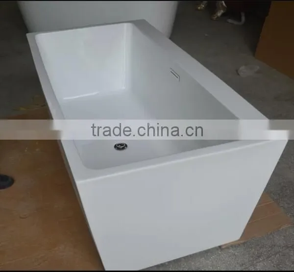 Modern Solid Surface Freestanding Round Bathtub,artificial Marble Freestanding Bath Tub photo-2