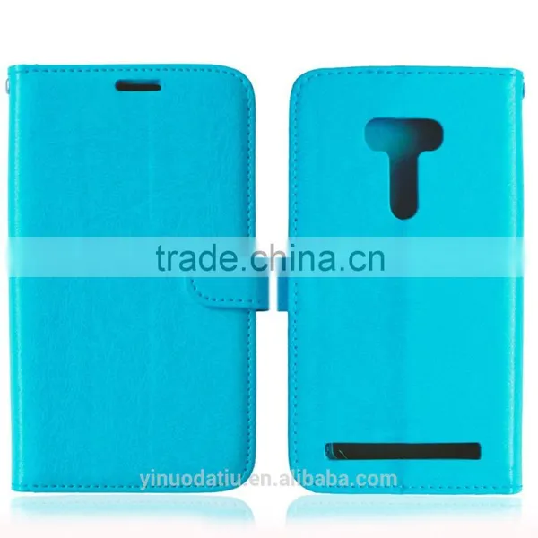 Mobile Phone PU Leather Flip Card-slot Case for ASUS Zenfone Selfie ZD551KL 5.5