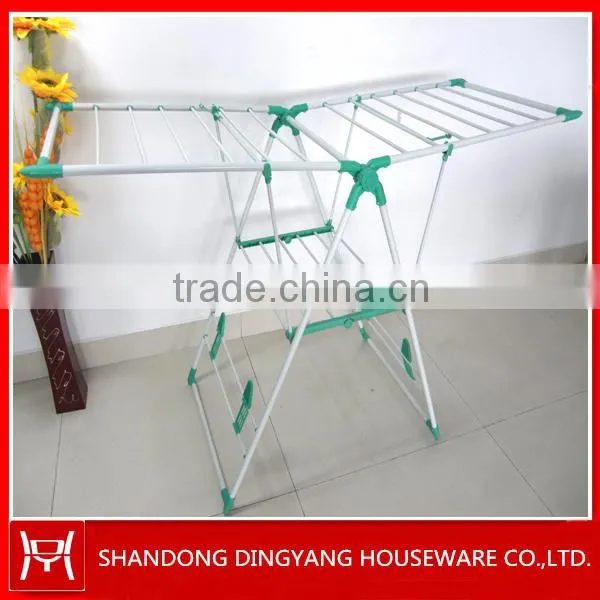 Stainless Steel Ground Foldable Clothes Drying Rack Stand photo-2