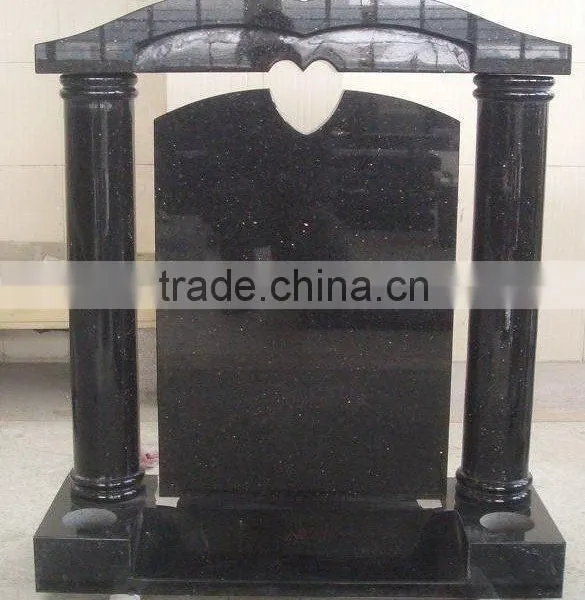 professional doing granite headstone