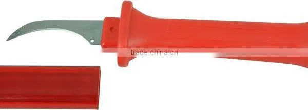 LSDbrand LS-56 Electrician Knife With Fixed Hook Blade and Protective Cap Cable Tool Knives for Stripping Cables photo-2