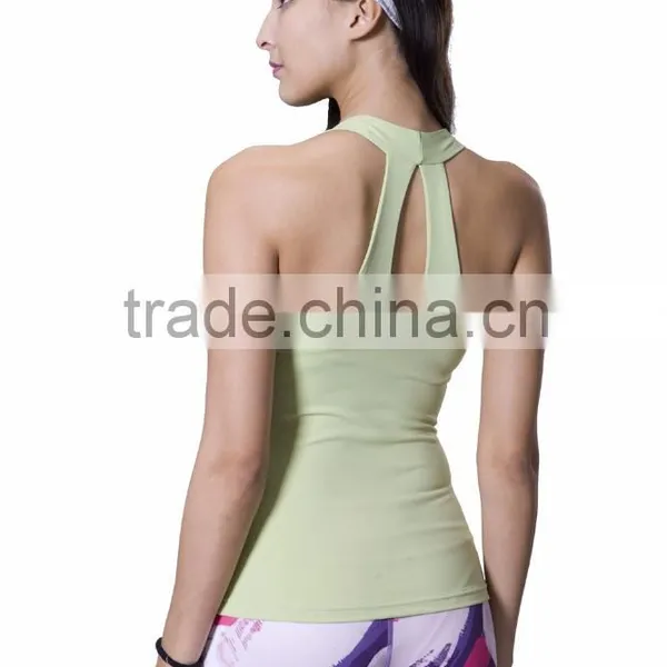Workout Sports Wear Women Cropped Tank Top Private Logo Label Custom Design