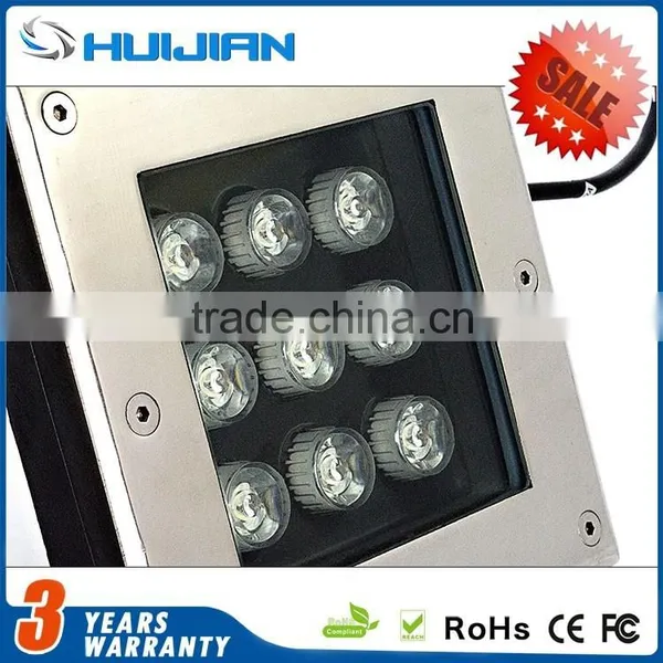 High Efficiency Floor Step Outdoor Buried Lamp IP67 Waterproof LED 9W Square Underground Light Inground Light photo-6