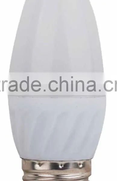 Aluminum Heat Sink E27/b22/e14 Led Candle Lighting 3w Led Candle Lamp E14 Dimmable photo-3