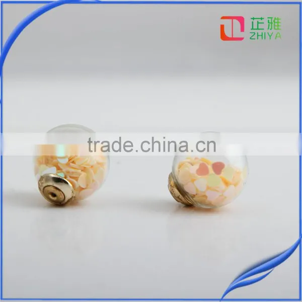 Aros Double Pearl Rhinestone Crystal Earrings for Women Crystal Gold Stud Earrings Jewelry Accessary photo-6