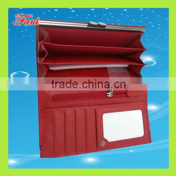 Imitation Ostrich Leather Slim pu Wallet photo-3