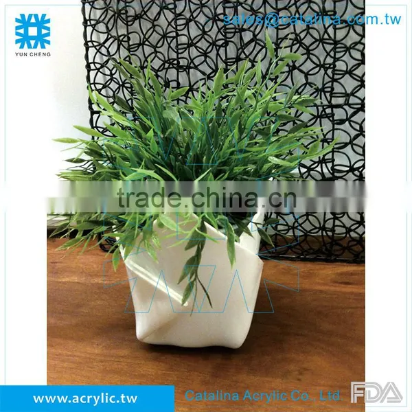 Stylish Decoration Plastic Candy Storage Flower Vase photo-2