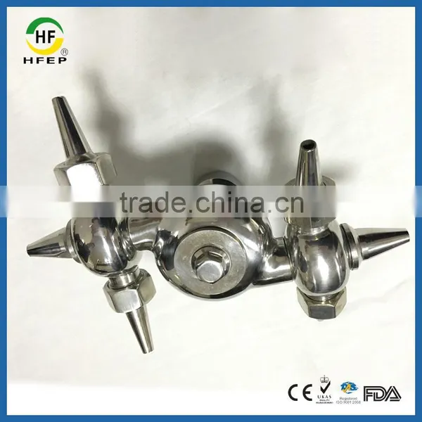 Bolted and Thread Sanitary Stainless Steel Rotary Scourer Cleaning Ball