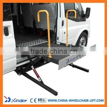 WL-UVL-700-S-1090 Bridge Scissors Auto Platform Lift for the Disabled On Electric Wheelchairs for MVP Van