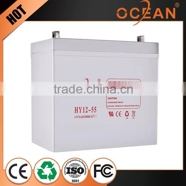 Unique Big Discount 12V New Arrival 55ah 12v Battery Solar photo-2