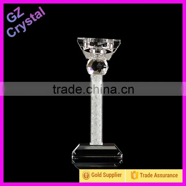 Popular European Wholesale Tall Crystal Glass Candle Holders photo-2