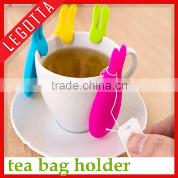 Food Grade Creative Plastic Silicone Tea Bag Holder for Tea Leaves photo-4