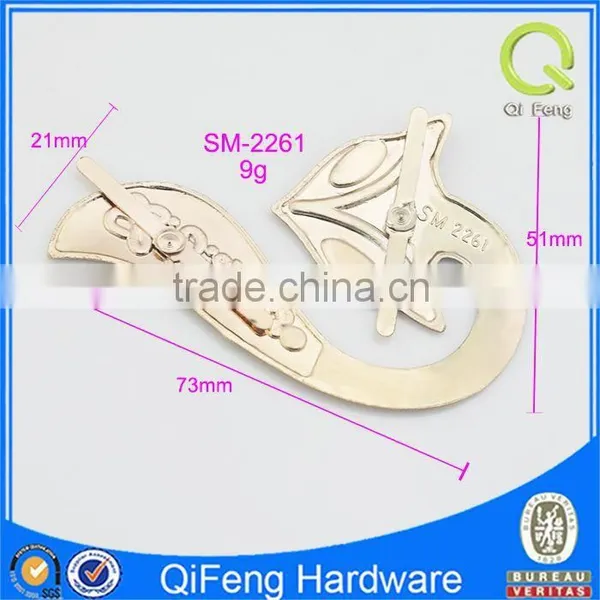 SM-2261 Cheap Shoes Accessories Newest Metal Decorative Fashion Fox Shape Accesories photo-3