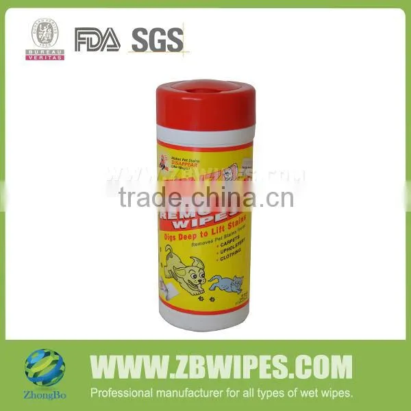 Pet Stain Remover Wipes Cleaning Wet Tissue for Pet