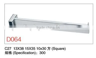Slatwall Metal Chrome Wood/glass Shelf Brackets photo-3
