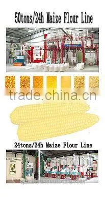 50TPD Compact Maize Flour Milling Plant Corn Grinding Machine photo-4