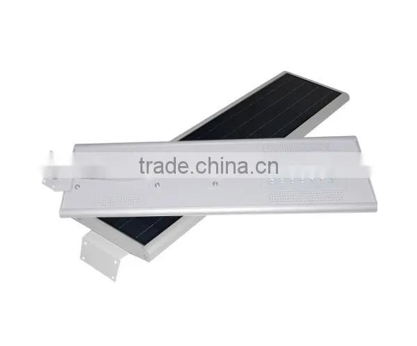 20W Integrated Solar Street Light Mono Panel Li-ion Battery LED Lamp All in One