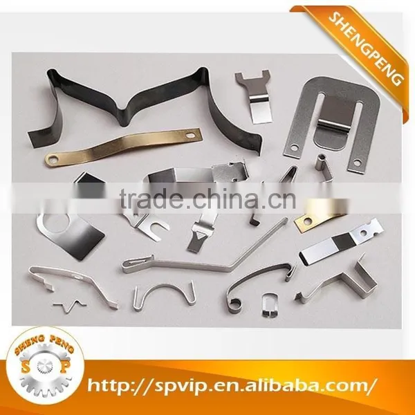 Competitively Priced Multi-Slides Press Metal Stamping Parts for Clips, Flat Springs, Battery Contacts photo-6