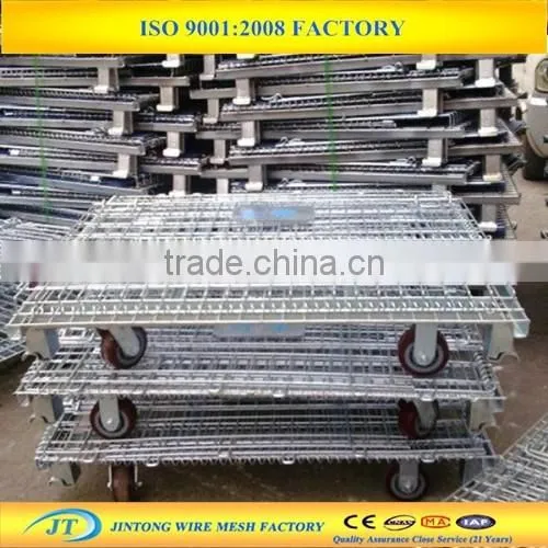 High Quality and Safty Galvanized Metal Wire Mesh Container photo-3
