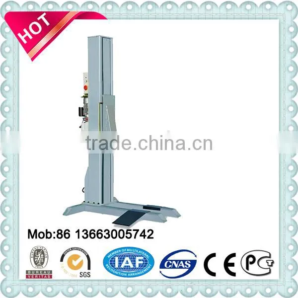 One Cylinder Hydraulic Lift Type and Single Post Design Mobile Single Post Lift