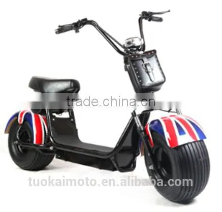 18x9.5-8 Inch Wheel 800W Electric Scooter/60v12ah Lithium Battery Drive Scooter/citycoco Scooter for Adult (TKE-S800-1) photo-2