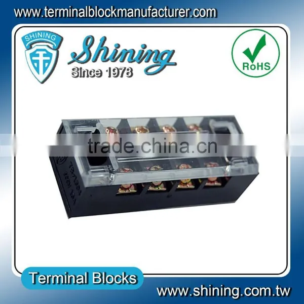 TB-3504 Fixed Type 35A 4 Pole Wago Screw Terminal Block Connector photo-5