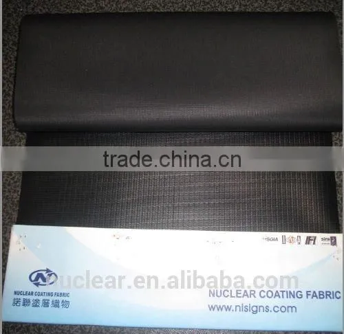 Black Color Hot Laminated Vinyl Coated Polyester Flexible Air Duct Tarpaulins photo-2
