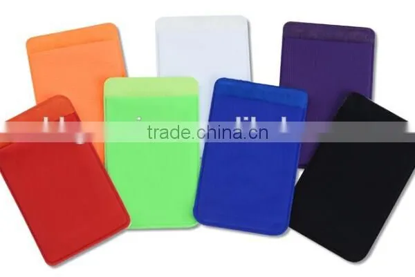 Promotion Washable Cellphone Lycra Wallet With Custom Logo photo-2