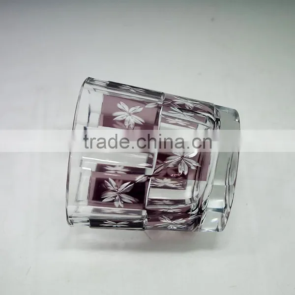Bohemian Style Handmade 12oz Glass Cup Whisky Cup Water Cup Glassware photo-3