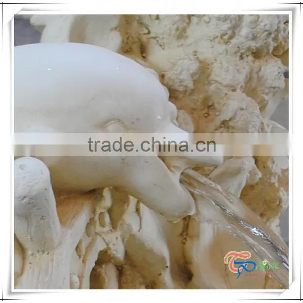 Indoor Resin Three Dolphin Water Fountain photo-4
