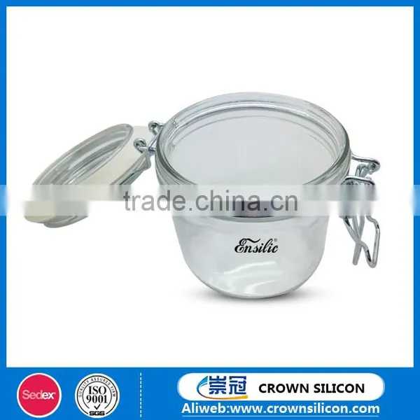 350ml/200ml/80ml France Standard Foie Gras Glass Jar Food Storage Jars With Silicone Seal Ring photo-2
