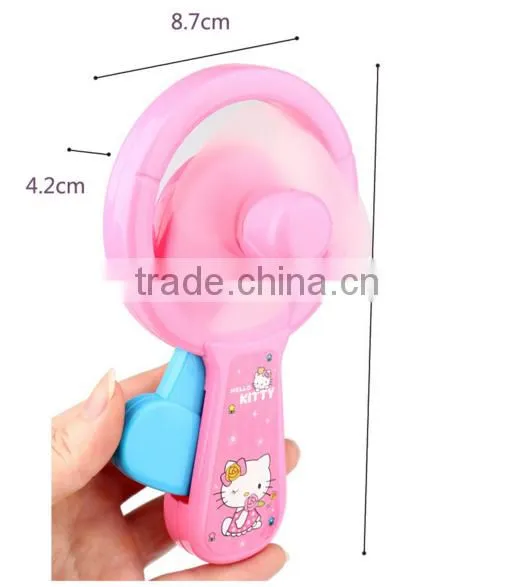 Cheap Plastic Mini Handy Dynamo Fan for Kids in Summer photo-2